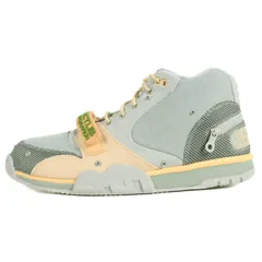新品 NIKE ナイキ サイズ:30.0cm TRAVIS SCOTT CACT.US CORP AIR TRAINER 1 / CJ (DR7515-001) 22AW トラヴィス・スコット カクタス エアトレーナー 1 グレーヘイズ オリーブ US12のサムネイル