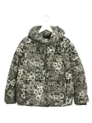 シビラ SYBILLA ダウン ジャケット M グレー系 ぼかし フラワー プリント アウター 上着 花柄のサムネイル