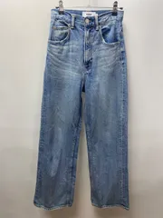 AZUL by moussy ハイウエストワイドデニム　XS