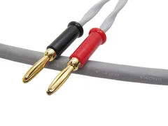 スピーカーケーブル 両端バナナ加工 2本1セット 4.0m（スピーカー2台分）| ケーブル：立井電線 T-4S8 | プラグ：テイシン 