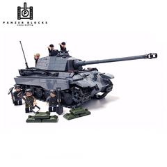 ESシリーズ ドイツ ティーガーⅡ ブロック戦車 1563PCS パンツァーブロックスのサムネイル