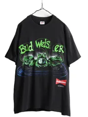 激レア 90s バドワイザー　パロディ Tシャツ　XL　カエル　黒Budweiser