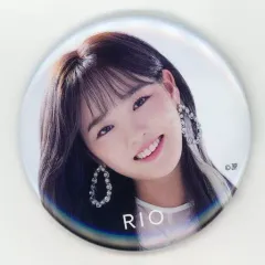 【中古】バッジ・ピンズ RIO(髪：シルバーメッシュ/首左傾げ) ランダム缶バッジ 「NiziU POPUP STORE “Step and a step”」