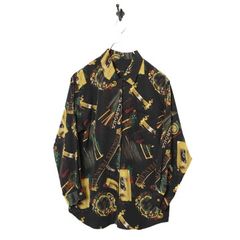 VINTAGE PRINTED SHIRT/M