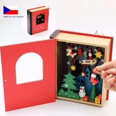 【新品】2025  クリスマス ツリー クリスマス 飾り クリスマスブック サンタクロース サンタ トナカイ スノーマン クリスマス 装飾 北欧 インテリア ギフト 贈り物 おもちゃ 玩具 木製 ナチュラル 置物 動物 ギフト プレゼント ツリー おしゃれ