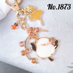 レジン　猫　シマエナガ　キーホルダー　No.956 レジン 猫 シマエナガ キーホルダー No.956 シマエナガ キーホルダー