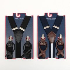 サスペンダー 人気ブランド トミーヒルフィガー TOMMY HILFIGER クリップ式 サスペンダー ボタン式 男女兼用 ユニセックス USA直輸入 21TL61X009 送料込み