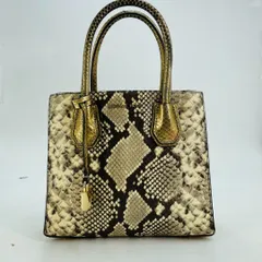 マイケルコース ハンド ショルダーバッグ パイソン 旅行 FV89