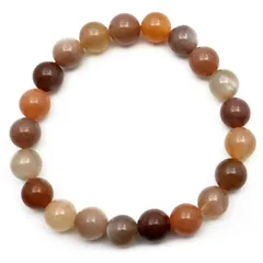 ムーンストーン ブレスレット MIX マルチカラー 9.5mm 天然石 パワーストーン moonstone 6月 誕生石 クリスマス 贈り物 クリスマス 贈り物 プレゼント お返し