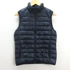 U■ユニクロ/UNIQLO ウルトラライトダウンベスト【S】紺/men's/18【中古】■