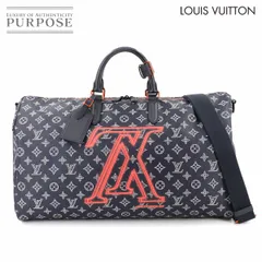美品 ルイ ヴィトン LOUIS VUITTON モノグラム インク アップサイドダウン キーポル バンドリエール 50 2way ボストン バッグ 90292886