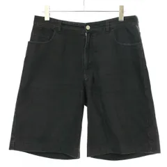 RAF SIMONS ラフシモンズ 19SS ワイドデニムショートパンツ 191-341 ブラック 33のサムネイル