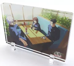 【中古】アクリルスタンド・アクリルパネル 五条悟＆夏油傑＆家入硝子 アクリルブロック 懐玉・玉折 「呪術廻戦 ファントムパレード 幻影夜行本舗」