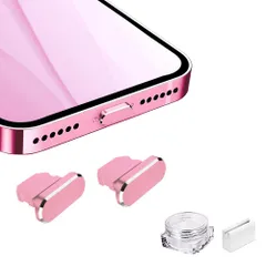 VIWIEU Lightning 保護キャップ iPhone 14 13 12 Mini Pro Max用 ライトニング充電口 コネクタ端子保護、精密アルミで が 超耐久防塵プラグ iPhone 11 X Xs Max Xr 8 7 6S 6 Pl