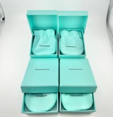 ティファニー 空箱+巾着 現行品x4セット