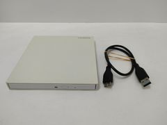 KD160)I-O DATA　外付けDVDドライブEXーDVD04W 本体+ケーブル ※中古品