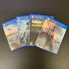 まとめ売り4点 PS4 バトルフィールド1 ゴーストリコン ワイルドランズ ゴーストリコン ブレイクポイント レインボーシックス シージ