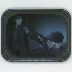 【中古】バッジ・ピンズ 安室透＆赤井秀一(迷宮カクテル) ビッグスクエア缶バッジ 「セガ ラッキーくじ 名探偵コナン メモリアルカット」 K賞