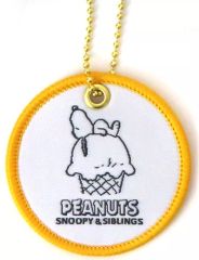 [중고] 키홀더 스누피 (옐로우) 패브릭 매력 컬렉션 [이치 반 쿠지 PEANUTS ~SNOOPY & SIBLINGS~] H상