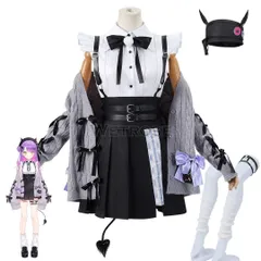 常闇トワ コスプレ フルセット 兎田液ゼリー 常闇トワ コスプレ フルセット ウィッグ付き