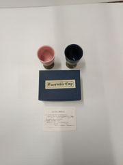 アンサンブルカップ　ensemble cup ピンク　ネイビー　【中古品】