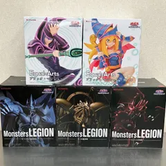 遊戯王 デュエルモンスターズ Equal:Arts モンスターレギオン ブラック・マジシャン ガール オシリス ラー7 オベリスク 5体 フィギュア まとめ セット / レギオン プライズ