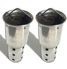 インナー サイレンサー バッフル 50.8 マフラー バイク 汎用 オートバイ 消音 音量 調整 消音器 排気 触媒 型 ステンレス 差し込み 2個