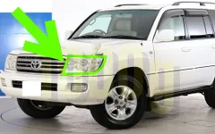 ランクル１００前期　中期ヘッドライト　右(運転席側）●Ｈ１０年～Ｈ１７年前期）に取り付け　●レンズ色あせなし良品 2025年最新Yahoo!オークション -ランクル100 ヘッドライト(自動車