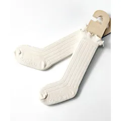 ☆ オフホワイト ☆ 20-23cm ☆ ロージーハイソックス 靴下 キッズ 女の子 ハイソックス 長靴下 66012301 ソックス ロージーハイソックス カジュアル 入園式 卒園式 入学式 卒業式 オシャレ 可愛い おしゃれ かわいい レッグウェア