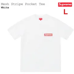 Supreme 19ss Mesh Stripe Pocket Tee - メルカリ