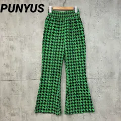 PUNYUS プニュズ 千鳥柄フレアパンツ サイズ2 ★ ■◇