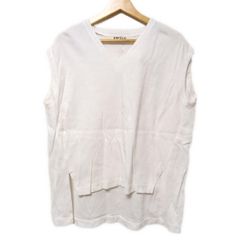 ENFOLD(エンフォルド) ノースリーブカットソー サイズ38 M レディース美品  - 白 Vネック