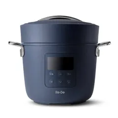 Re・De Pot 電気圧力鍋 2L ネイビー PCH-20 LNのサムネイル