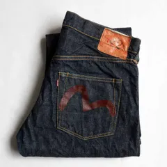 EVISU／lot2005／ビックペイント／ジッパーフライ／W31✕L35 EVISU／lot2005／ビックペイント／ジッパーフライ／W31✕L35