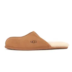 【美品】UGG アグ シューズ サイズ:US10(28.0cm) / シープムートン スカッフ ルームシューズ / スリッパ (Scuff) / チェスナット / ブランド サンダル 靴 ルームウェア【メンズ】【中古】のサムネイル