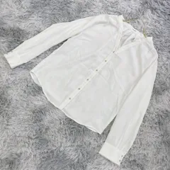 【OPAQUE .CLIP】オペークドットクリップ  ブラウス【M】上品  オフィス  レディース  白系  ホワイト【送料無料】