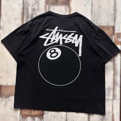 STUSSY 8ボール Tシャツ 黒