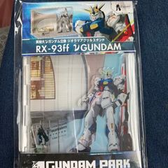 ガンプラ 福岡限定　完成品 2体セット＋アクリルスタンド ららぽーと福岡限定 RX-93ff νガンダム 立像 ジオラマアクリルスタンド