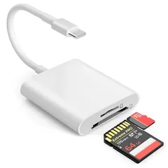 ★即日発送★【2025新登場】SD カードリーダー Type-c SD/TFカード 2in1 SD/TFカードリーダー USB3.0 0TG機能 設定不要 双方向 高速データ転送 写真/ビデオ/ファイル i-Phone 15/i-Pad Pro/Windows