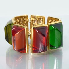 HERMES チェーン柄 エマイユPMバングル（青系） - メルカリ