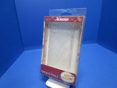 ラメ加工 iPhone 6 ケース カバー  ポリカ クリア ウェーブメッシュ  アイフォン ジャケシャン  (メタルシルバー/シャンパンゴールド)