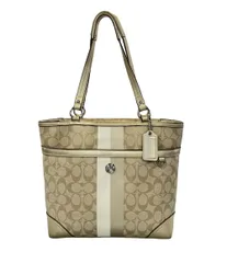 No.578 COACH コーチ F14477 シグネチャー トート バッグ - メルカリ