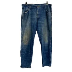 RUSTLER デニムパンツ W38 ブルー ラスラー ジップアップ メキシコ製 ビッグサイズ ジーンズ アメカジ 古着卸 アメリカ仕入 2506-636