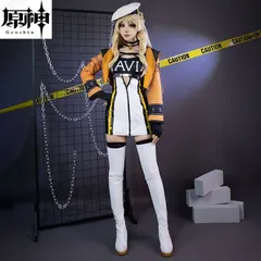 原神　ナヴィア　コスプレ　フルセット ナヴィア】 コスプレ 原神 フルセット 衣装 - メルカリ