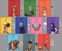 【中古】グッズセット 全10種セット クリアファイル＆ステッカーセット 「一番くじ ワンピース 試練のその先へ」 J賞