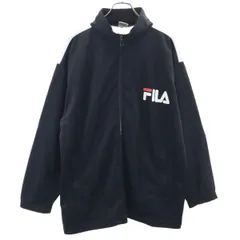 FILA フィラ トラックジャケット L ブラック ジャージ メンズ 古着