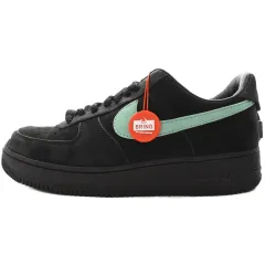 NIKE (ナイキ) ×TIFFANY&CO AIR FORCE 1 LOW 1837 BLACK ティファニー エアフォース1 ローカットスニーカー ブラック/ブルー US10/28cm DZ1382-001のサムネイル