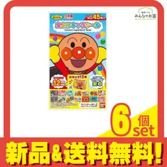虫よけキャラシール アンパンマン 45枚入 (=15柄×3枚) 6個セット まとめ売り