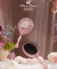 ヘアブラシ、おとぎ話のシリーズ、デタングングルヘアブラシ、エアクッション櫛、頭皮マッサージ