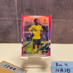 2020 Topps Chrome Youssoufa Moukoko 039/175 Borussia Dortmund Pink Refractor UEFA Champions League) RC ルーキー Rookie カード